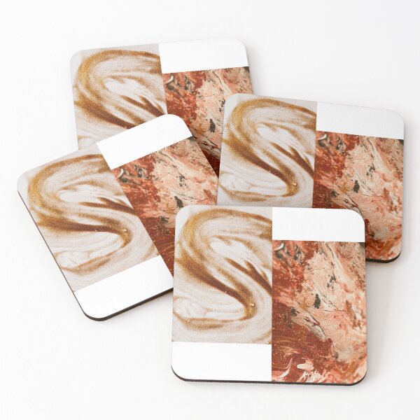 Item preview, Gold, Orange Marble Pattern designed and sold by Miaberzo.