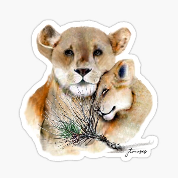 The Animal Project (Simba) by JTMUSES Sticker