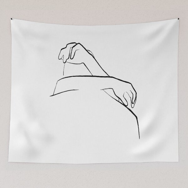 Item preview, hug - Line Art designed and sold by TheRedFinch.