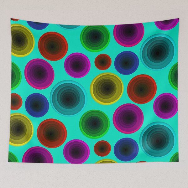 Item preview, Multicolor warping pattern designed and sold by knappidesign.