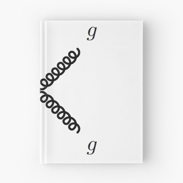 Item preview, Feynman diagram of gluons, quantum field theory and particle physics designed and sold by NoetherSym.
