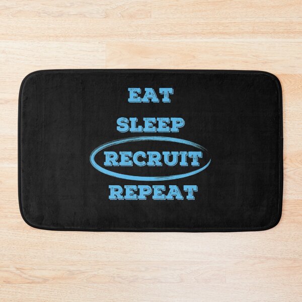 Item preview, Recruiting Eat Sleep Recruit Repeat Funny Design designed and sold by Click-Like.