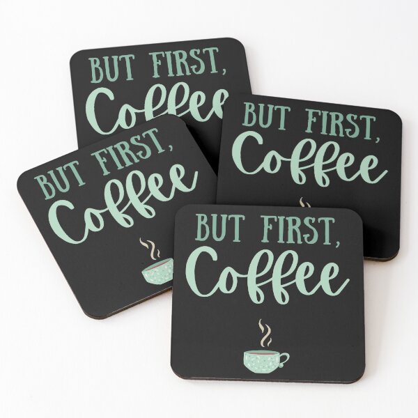Item preview, But First, Coffee designed and sold by BlakefourDesign.