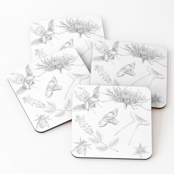 Item preview, A walk in the Garden Illustrative pattern designed and sold by Autumnvale.
