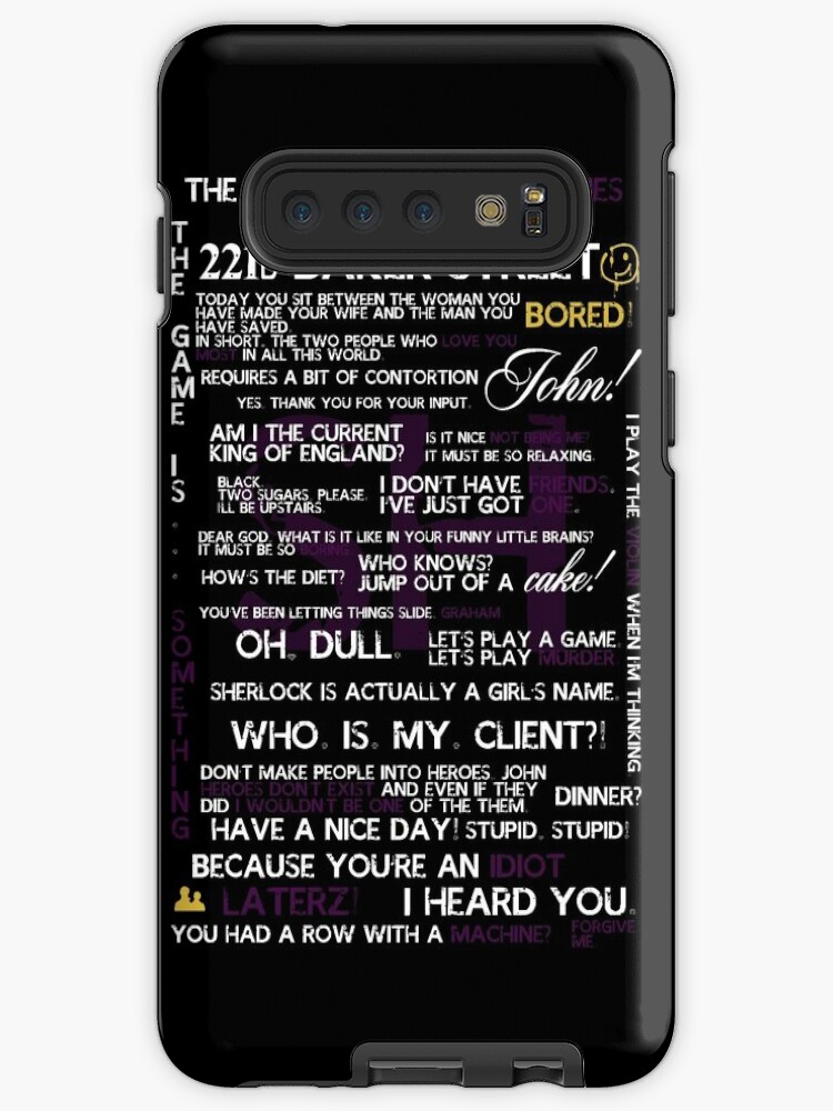 Sherlock Holmes Detective Quotes Samsung Galaxy A14 5G Case - CASESHUNTER