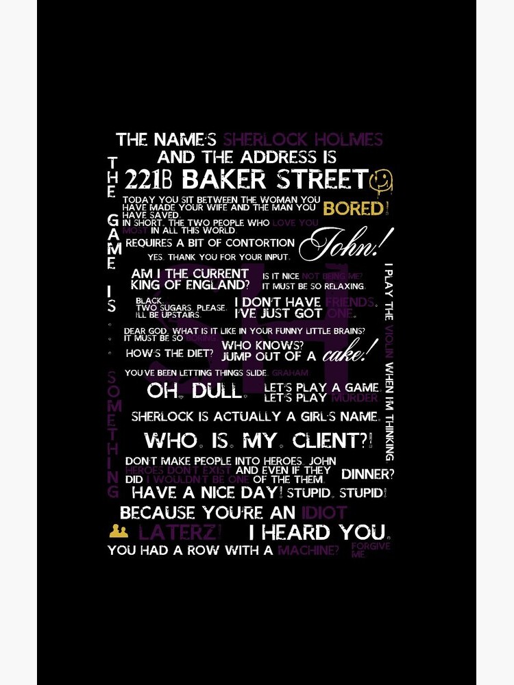 Sherlock Holmes Detective Quotes Samsung Galaxy A14 5G Case