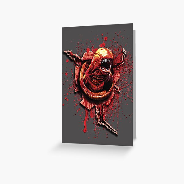 Chestburster Greeting Cards Redbubble