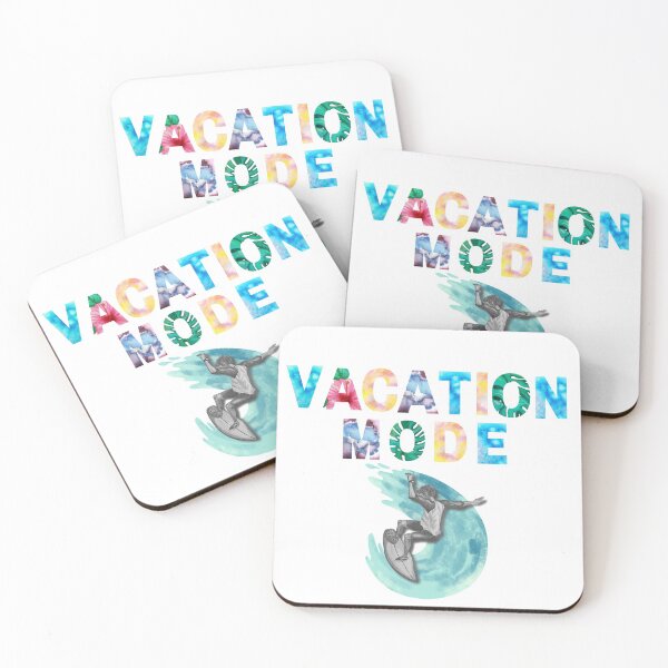 Item preview, Vacation mode white  designed and sold by editanagy.