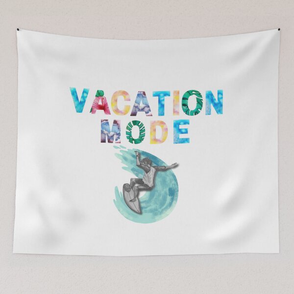 Item preview, Vacation mode white  designed and sold by editanagy.