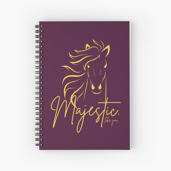 Item preview, Deep Purple & Yellow-Gold "Majestic ... like you" Horse  designed and sold by Dream Big! by E. H..