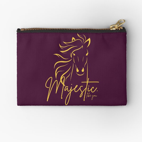 Item preview, Deep Purple & Yellow-Gold "Majestic ... like you" Horse  designed and sold by Dream Big! by E. H..
