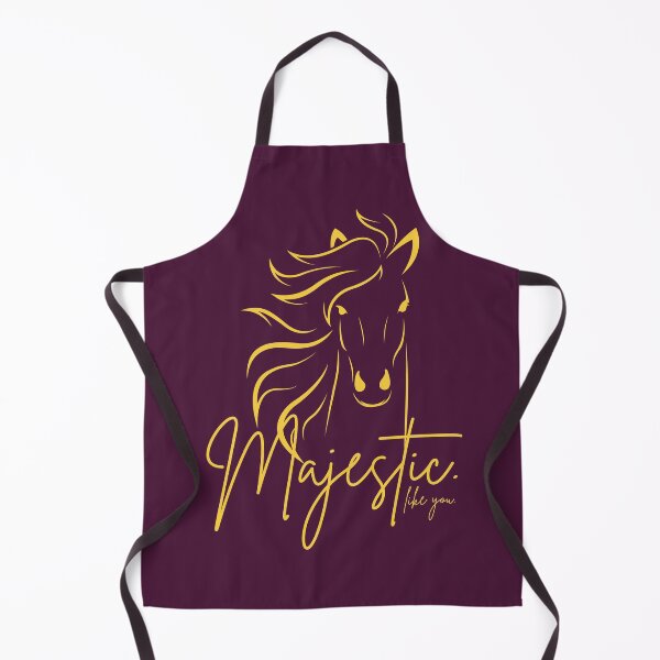 Item preview, Deep Purple & Yellow-Gold "Majestic ... like you" Horse designed and sold by Dream Big! by E. H..
