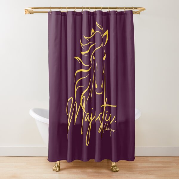 Item preview, Deep Purple & Yellow-Gold "Majestic ... like you" Horse  designed and sold by Dream Big! by E. H..
