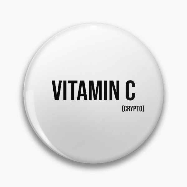Item preview, Vitamin C ( Crypto ) - Black text designed and sold by mikeldabbah.