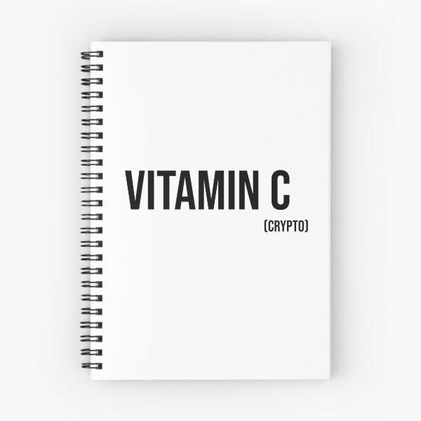 Item preview, Vitamin C ( Crypto ) - Black text designed and sold by mikeldabbah.