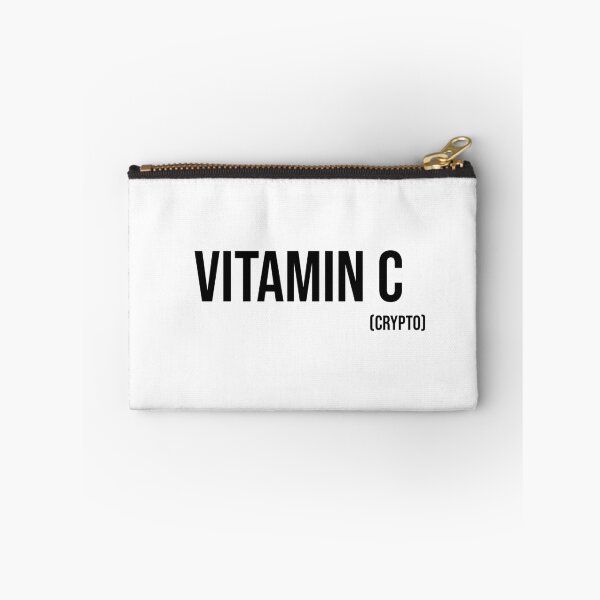 Item preview, Vitamin C ( Crypto ) - Black text designed and sold by mikeldabbah.