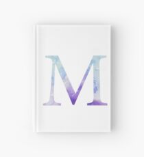 Blue Mu Watercolor Letter Hardcover Journal