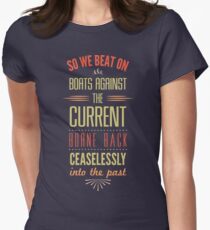 Boats Against the Current Women's Fitted T-Shirt