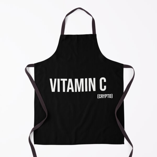Item preview, Vitamin C ( Crypto ) - White text designed and sold by mikeldabbah.