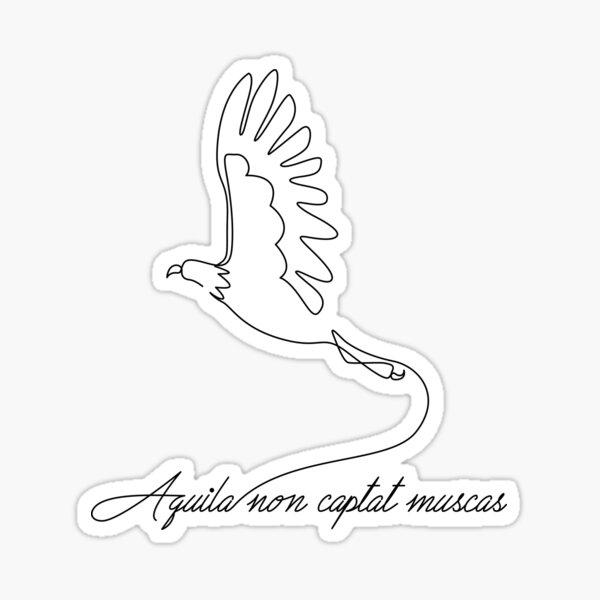 Item preview, Aquila non captat muscas designed and sold by MatekL.