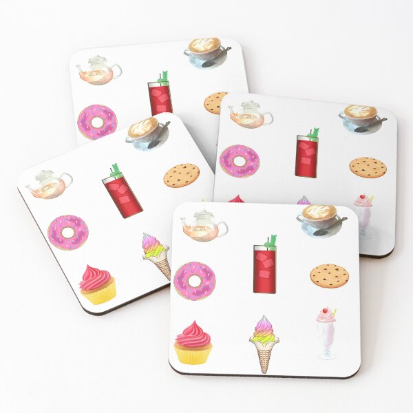 Item preview, Afternoon Tea | Assorted Drinks and Sweet Treats | Yummy | Indulge a Little designed and sold by FrequencyV.