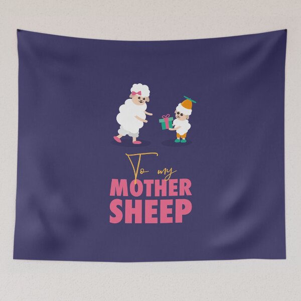 Item preview, Mothersheep Mum | Gift Ideas | Mother's Day | Sheep Puns  designed and sold by Fluffy-Vectors.