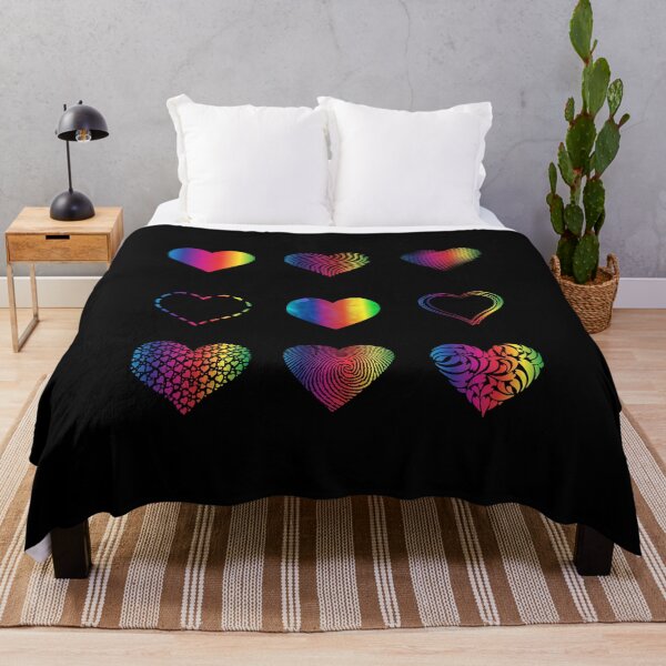 Item preview, Rainbow Hearts variety value pack designed and sold by everything4eva.