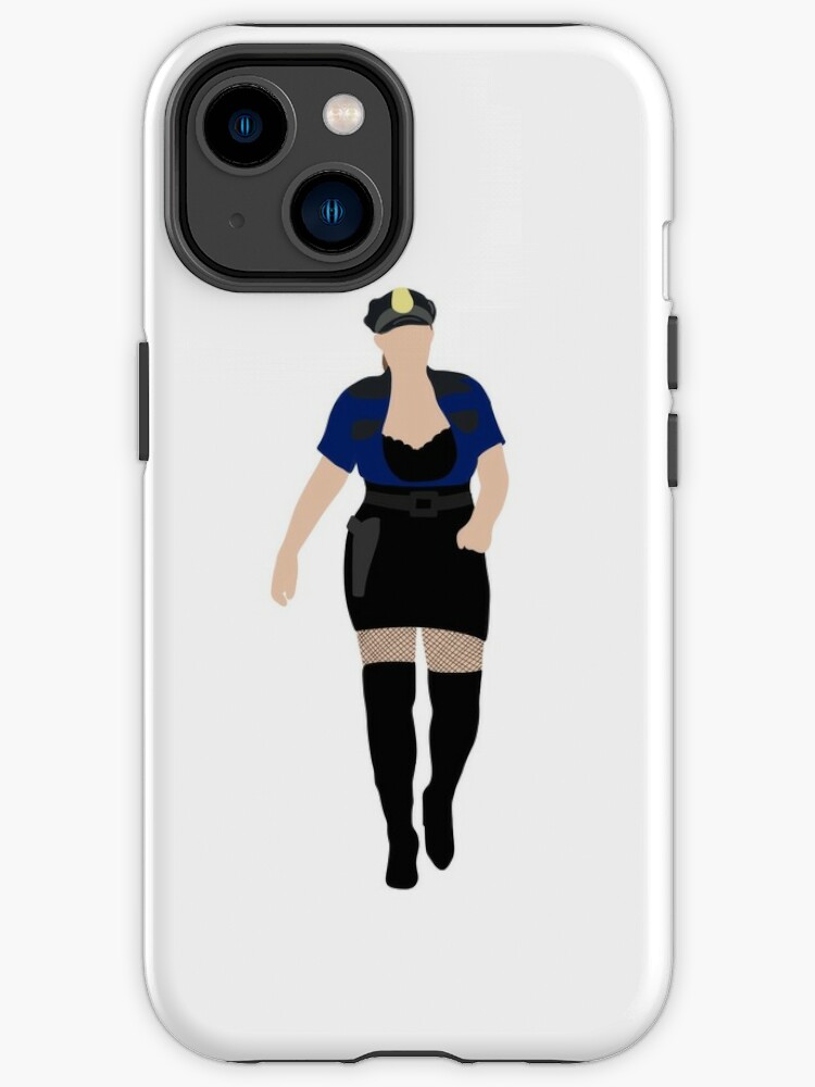 Comprometido Tóxico Mejor Funda de iPhone «Disfraz de mujer policía Dina 'Superstore'» de  VicIllustrate | Redbubble
