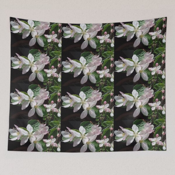 Item preview, Apple flowers blooming in the darkness designed and sold by StephanieCAD.