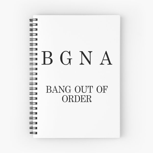 Item preview, B G N A  BANG OUT OF ORDER designed and sold by PebblesPrint.