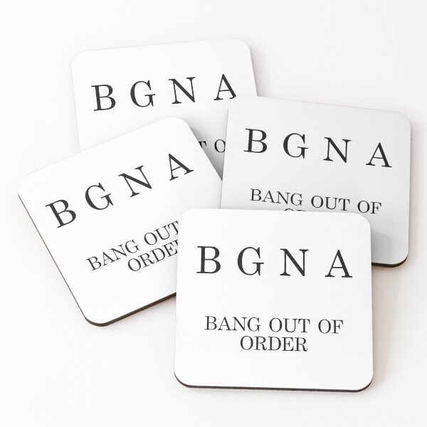 Item preview, B G N A  BANG OUT OF ORDER designed and sold by PebblesPrint.