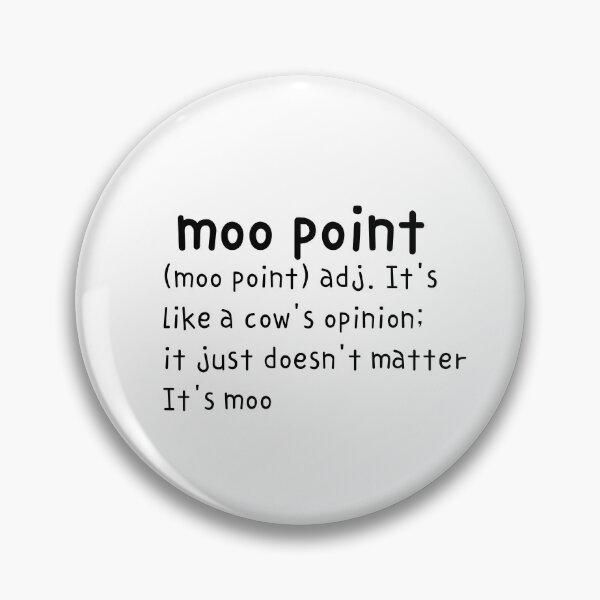 Item preview, Moo Point  designed and sold by RuthiesBubble.