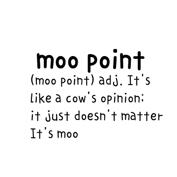 Artwork thumbnail, Moo Point by RuthiesBubble