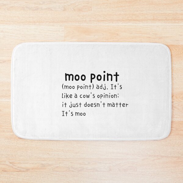 Item preview, Moo Point  designed and sold by RuthiesBubble.