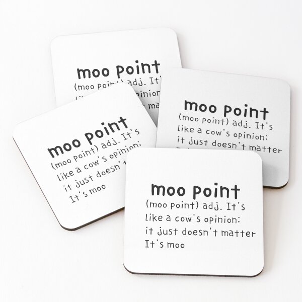 Item preview, Moo Point  designed and sold by RuthiesBubble.