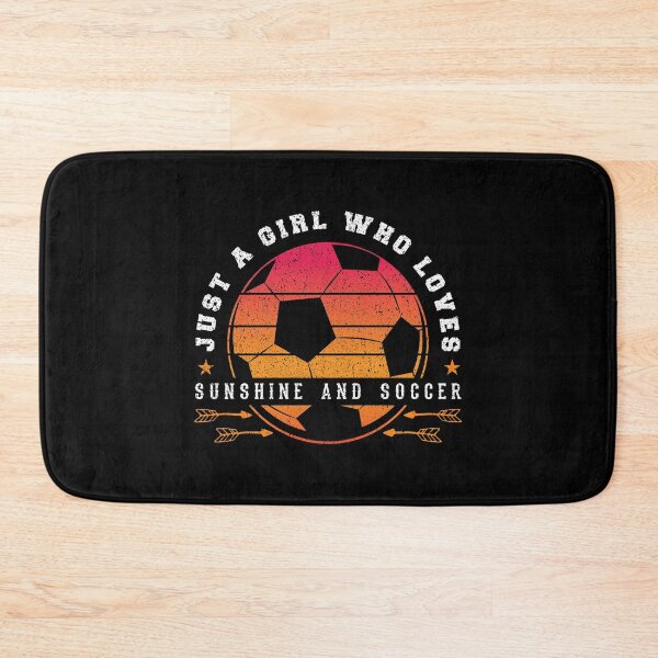 Item preview, Just A Girl Who Loves Sunshine And Soccer League Field Sport Goal Team Goalkeeper Netkeeper Athlete Championshi designed and sold by shirti.