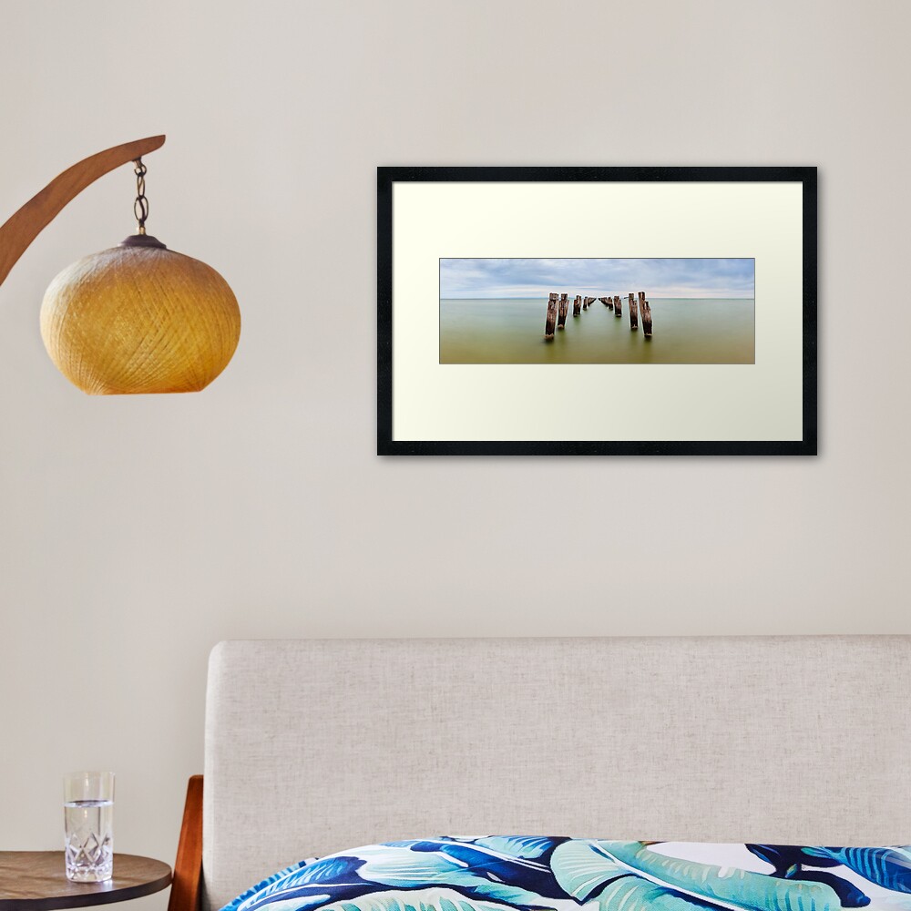 Clifton Springs Pier, Victoria, Australia Framed Art Print