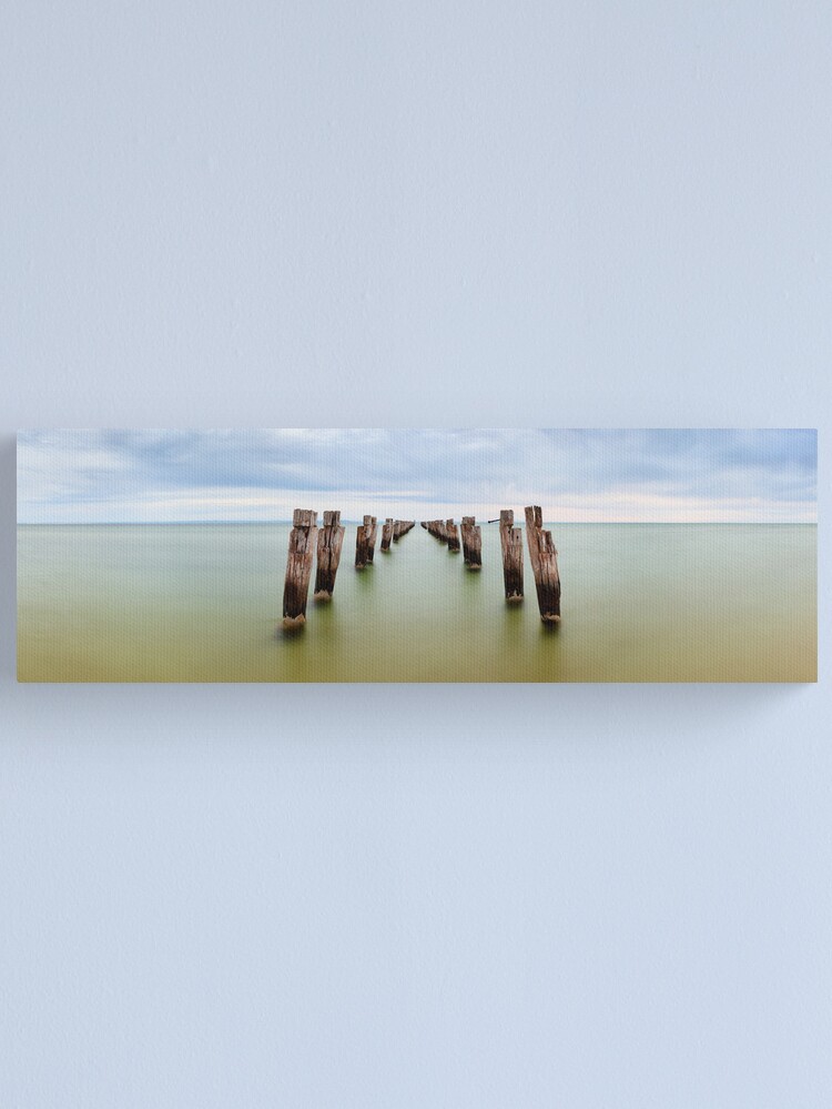Alternate view of Clifton Springs Pier, Victoria, Australia Canvas Print