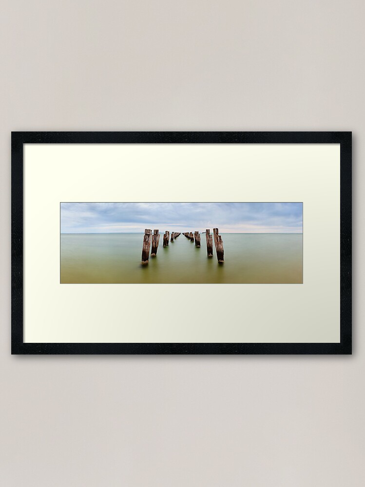 Alternate view of Clifton Springs Pier, Victoria, Australia Framed Art Print