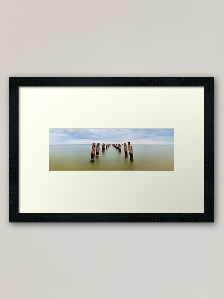 Alternate view of Clifton Springs Pier, Victoria, Australia Framed Art Print