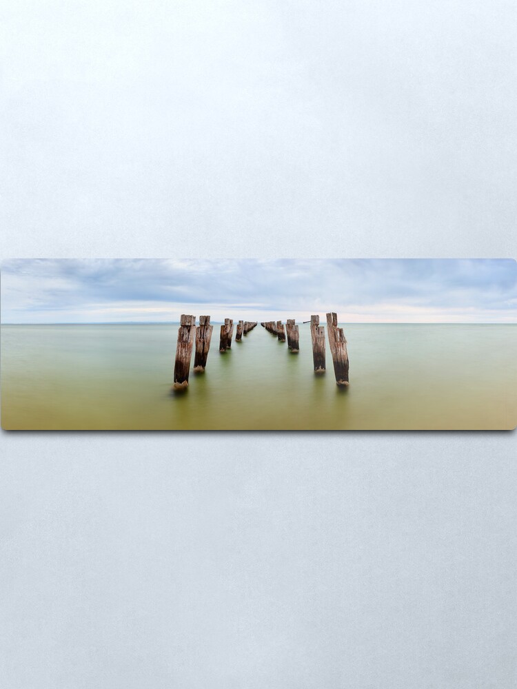 Alternate view of Clifton Springs Pier, Victoria, Australia Metal Print