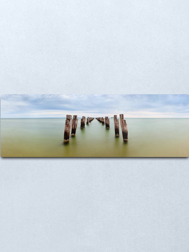Alternate view of Clifton Springs Pier, Victoria, Australia Metal Print