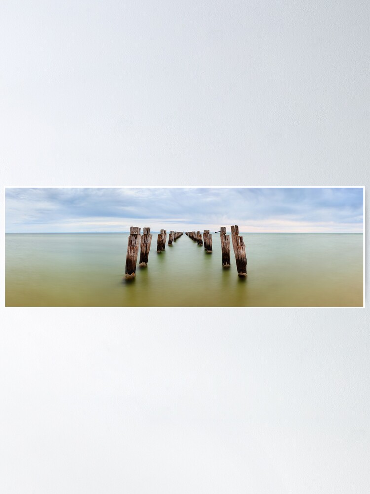 Alternate view of Clifton Springs Pier, Victoria, Australia Poster