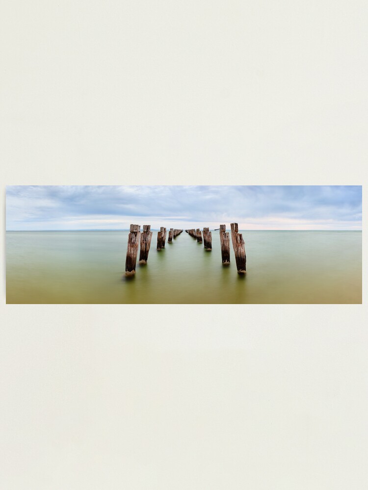 Alternate view of Clifton Springs Pier, Victoria, Australia Photographic Print