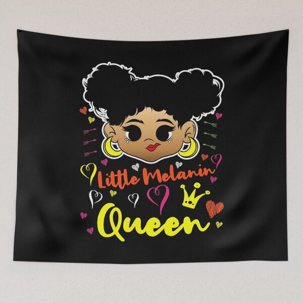 Item preview, Little Melanin Queen Racism Free Freedom Respect Black History Month Acknowledge Te designed and sold by shirti.