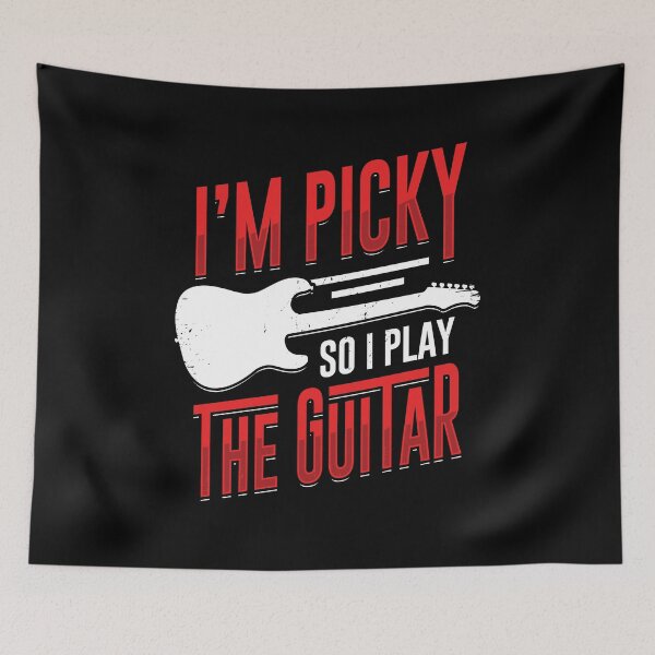 Item preview, I'm Picky So I Play The Guitar Guitarist Gift designed and sold by Marcid95.