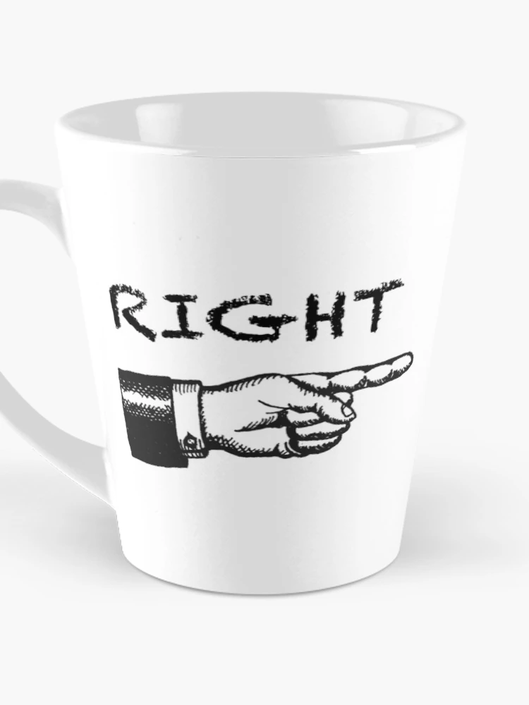 Thumbnail 3 of 4, Coffee Mug, LEFT RIGHT designed and sold by PebblesPrint.
