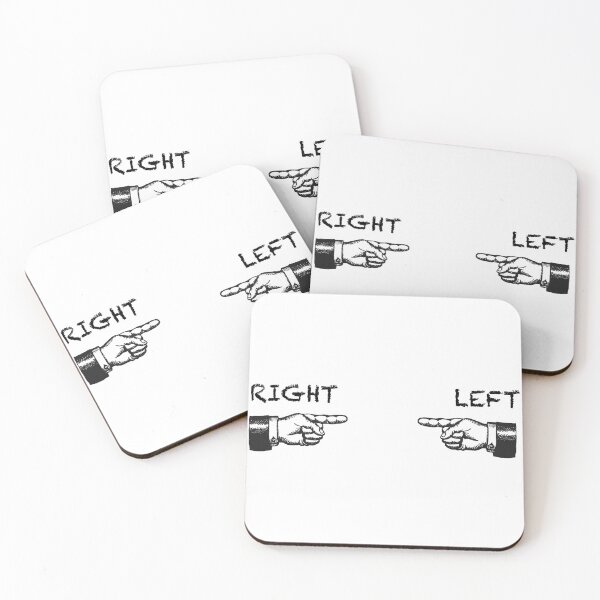 Item preview, LEFT  RIGHT designed and sold by PebblesPrint.