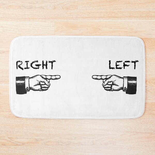 Item preview, LEFT  RIGHT designed and sold by PebblesPrint.