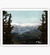 Overlooking Banff Sticker
